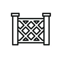 Fence icon design templates simple and modern vector
