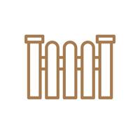 Fence icon design templates simple and modern vector