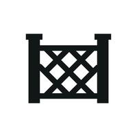 Fence icon design templates simple and modern vector