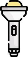 flashlight illustration design vector