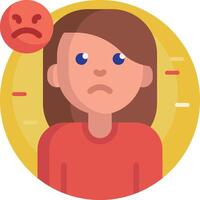 dissatisfied illustration design vector