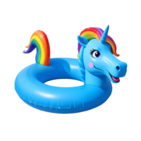3d rendering inflatable unicorn swim ring png
