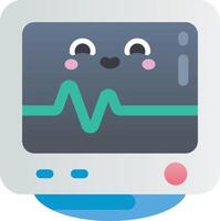 heart rate monitor vector