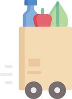grocery bag illustration design vector