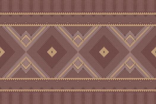 motivo ikat sin costura modelo bordado antecedentes. ikat patrones geométrico étnico oriental modelo tradicional. ikat azteca estilo resumen diseño para impresión textura,tela,sari,sari,alfombra. vector