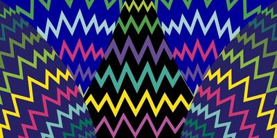 Background pattern with lines formed in a zigzag shape. vector