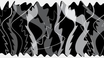 Black and white abstract lines background vector