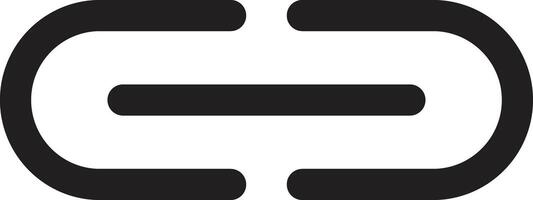 Webpage URL link icon . Chain icon . Internet URL icon vector