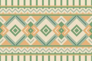 Motif Ikat Paisley Embroidery Background. Ikat Aztec Geometric Ethnic Oriental Pattern Traditional. Ikat Aztec Style Abstract Design for Print Texture,fabric,saree,sari,carpet. vector
