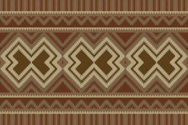 Motif Ikat Seamless Pattern Embroidery Background. Ikat Geometric Ethnic Oriental Pattern traditional.aztec Style Abstract design for Texture,fabric,clothing,wrapping,sarong.