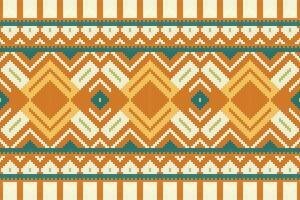 Ikat Paisley Pattern Embroidery Background. Ikat Designs Geometric Ethnic Oriental Pattern Traditional. Ikat Aztec Style Abstract Design for Print Texture,fabric,saree,sari,carpet. vector