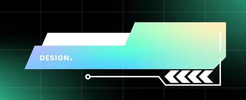 Modern pop up window illustration. Futuristic pop up interface. vector