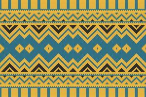 Ikat Paisley Pattern Embroidery Background. Ikat Geometric Ethnic Oriental Pattern Traditional. Ikat Aztec Style Abstract Design for Print Texture,fabric,saree,sari,carpet. vector