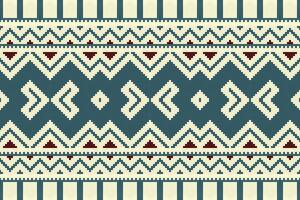 Ikat Damask Embroidery Background. Ikat Texture Geometric Ethnic Oriental Pattern Traditional. Ikat Aztec Style Abstract Design for Print Texture,fabric,saree,sari,carpet. vector
