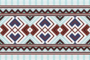 Ikat Damask Embroidery Background. Ikat Designs Geometric Ethnic Oriental Pattern Traditional. Ikat Aztec Style Abstract Design for Print Texture,fabric,saree,sari,carpet. vector