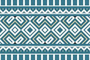 Ikat Paisley Pattern Embroidery Background. Ikat Stripe Geometric Ethnic Oriental Pattern Traditional. Ikat Aztec Style Abstract Design for Print Texture,fabric,saree,sari,carpet. vector