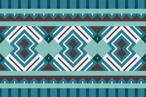 Ikat Paisley Pattern Embroidery Background. Ikat Patterns Geometric Ethnic Oriental Pattern traditional.aztec Style Abstract illustration.design for Texture,fabric,clothing,wrapping,sarong. vector