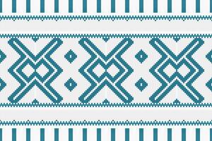 Ikat Paisley Pattern Embroidery Background. Ikat Flower Geometric Ethnic Oriental Pattern Traditional. Ikat Aztec Style Abstract Design for Print Texture,fabric,saree,sari,carpet. vector