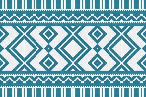 Ikat Paisley Pattern Embroidery Background. Ikat Flower Geometric Ethnic Oriental Pattern traditional.aztec Style Abstract illustration.design for Texture,fabric,clothing,wrapping,sarong. vector