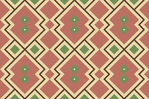 Motif Ikat Paisley Embroidery Background. Ikat Print Geometric Ethnic Oriental Pattern traditional.aztec Style Abstract illustration.design for Texture,fabric,clothing,wrapping,sarong. vector