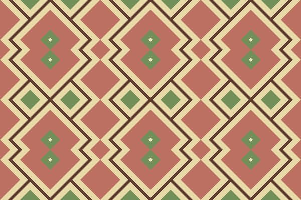 Motif Ikat Paisley Embroidery Background. Ikat Print Geometric Ethnic Oriental Pattern traditional.aztec Style Abstract illustration.design for Texture,fabric,clothing,wrapping,sarong.