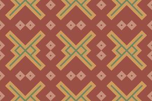 Motif Ikat Paisley Embroidery Background. Ikat Flower Geometric Ethnic Oriental Pattern Traditional. Ikat Aztec Style Abstract Design for Print Texture,fabric,saree,sari,carpet. vector