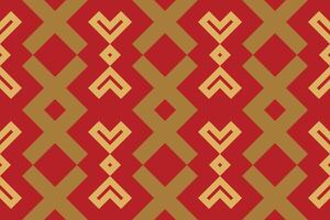 Motif Ikat Floral Paisley Embroidery Background. Ikat Flower Geometric Ethnic Oriental Pattern Traditional. Ikat Aztec Style Abstract Design for Print Texture,fabric,saree,sari,carpet. vector