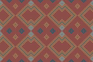 Ikat Damask Paisley Embroidery Background. Ikat Background Geometric Ethnic Oriental Pattern Traditional. Ikat Aztec Style Abstract Design for Print Texture,fabric,saree,sari,carpet. vector
