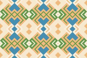 Ikat Fabric Paisley Embroidery Background. Ikat Stripes Geometric Ethnic Oriental Pattern Traditional. Ikat Aztec Style Abstract Design for Print Texture,fabric,saree,sari,carpet. vector