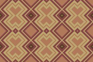 Motif Ikat Floral Paisley Embroidery Background. Ikat Damask Geometric Ethnic Oriental Pattern traditional.aztec Style Abstract illustration.design Texture,fabric,clothing,wrapping,sarong. vector
