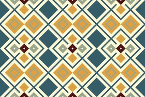 Ikat Paisley Pattern Embroidery Background. Ikat Stripe Geometric Ethnic Oriental Pattern Traditional. Ikat Aztec Style Abstract Design for Print Texture,fabric,saree,sari,carpet. vector