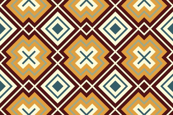 Motif Ikat Seamless Pattern Embroidery Background. Ikat Floral Geometric Ethnic Oriental Pattern Traditional. Ikat Aztec Style Abstract Design for Print Texture,fabric,saree,sari,carpet.