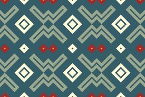 Motif Ikat Seamless Pattern Embroidery Background. Ikat Stripe Geometric Ethnic Oriental Pattern Traditional. Ikat Aztec Style Abstract Design for Print Texture,fabric,saree,sari,carpet. vector