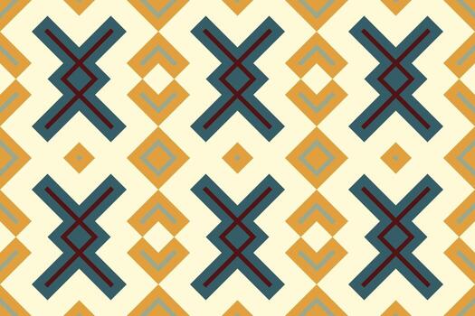 motivo ikat sin costura modelo bordado antecedentes. ikat huellas dactilares geométrico étnico oriental modelo tradicional. ikat azteca estilo resumen diseño para impresión textura,tela,sari,sari,alfombra. vector