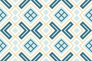 Motif Ikat Seamless Pattern Embroidery Background. Ikat Designs Geometric Ethnic Oriental Pattern traditional.aztec Style Abstract design for Texture,fabric,clothing,wrapping,sarong. vector
