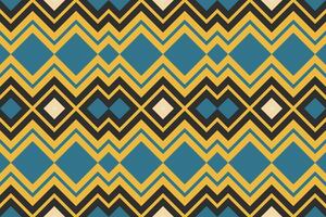 Motif Ikat Seamless Pattern Embroidery Background. Ikat Aztec Geometric Ethnic Oriental Pattern traditional.aztec Style Abstract design for Texture,fabric,clothing,wrapping,sarong. vector