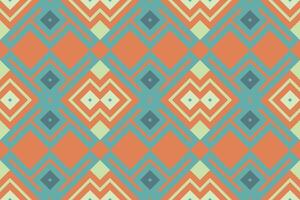 Ikat Paisley Pattern Embroidery Background. Ikat Background Geometric Ethnic Oriental Pattern traditional.aztec Style Abstract design for Texture,fabric,clothing,wrapping,sarong. vector