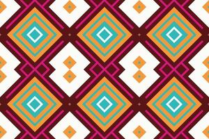 Motif Ikat Paisley Embroidery Background. Ikat Diamond Geometric Ethnic Oriental Pattern Traditional. Ikat Aztec Style Abstract Design for Print Texture,fabric,saree,sari,carpet. vector