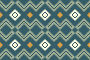 Motif Ikat Seamless Pattern Embroidery Background. Ikat Stripe Geometric Ethnic Oriental Pattern traditional.aztec Style Abstract design for Texture,fabric,clothing,wrapping,sarong. vector