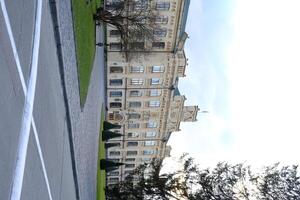 Kyiv, Ukraine - March 14, 2024. Park of National Technical University of Igor Sikorsky Polytechnic Institute in Kyiv, Ukraine photo