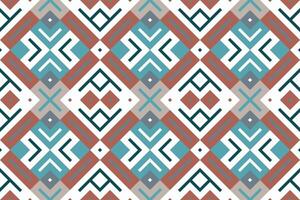 Motif Ikat Floral Paisley Embroidery Background. Ikat Damask Geometric Ethnic Oriental Pattern Traditional. Ikat Aztec Style Abstract Design for Print Texture,fabric,saree,sari,carpet. vector