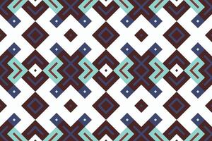 Ikat Damask Embroidery Background. Ikat Design Geometric Ethnic Oriental Pattern traditional.aztec Style Abstract illustration.design for Texture,fabric,clothing,wrapping,sarong. vector
