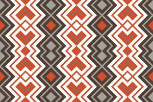 Ikat Damask Embroidery Background. Ikat Texture Geometric Ethnic Oriental Pattern traditional.aztec Style Abstract illustration.design for Texture,fabric,clothing,wrapping,sarong. vector