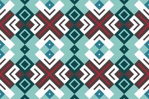Ikat Fabric Paisley Embroidery Background. Ikat Texture Geometric Ethnic Oriental Pattern traditional.aztec Style Abstract illustration.design for Texture,fabric,clothing,wrapping,sarong. vector