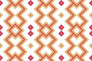 Ikat Damask Paisley Embroidery Background. Ikat Seamless Pattern Geometric Ethnic Oriental Pattern Traditional. Ikat Aztec Style Abstract Design for Print Texture,fabric,saree,sari,carpet. vector