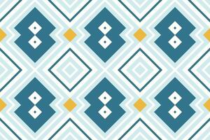Ikat Paisley Pattern Embroidery Background. Ikat Seamless Geometric Ethnic Oriental Pattern Traditional. Ikat Aztec Style Abstract Design for Print Texture,fabric,saree,sari,carpet. vector