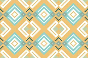 Ikat Damask Paisley Embroidery Background. Ikat Diamond Geometric Ethnic Oriental Pattern Traditional. Ikat Aztec Style Abstract Design for Print Texture,fabric,saree,sari,carpet. vector