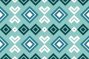 Ikat Fabric Paisley Embroidery Background. Ikat Prints Geometric Ethnic Oriental Pattern traditional.aztec Style Abstract illustration.design for Texture,fabric,clothing,wrapping,sarong. vector