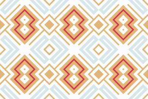 Ikat Damask Paisley Embroidery Background. Ikat Patterns Geometric Ethnic Oriental Pattern traditional.aztec Style Abstract illustration.design for Texture,fabric,clothing,wrapping,sarong. vector