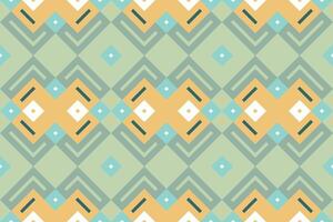 Ikat Damask Paisley Embroidery Background. Ikat Designs Geometric Ethnic Oriental Pattern Traditional. Ikat Aztec Style Abstract Design for Print Texture,fabric,saree,sari,carpet. vector